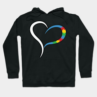 Puzzle Heart Autism Awareness Gift for Birthday, Mother's Day, Thanksgiving, Christmas Hoodie